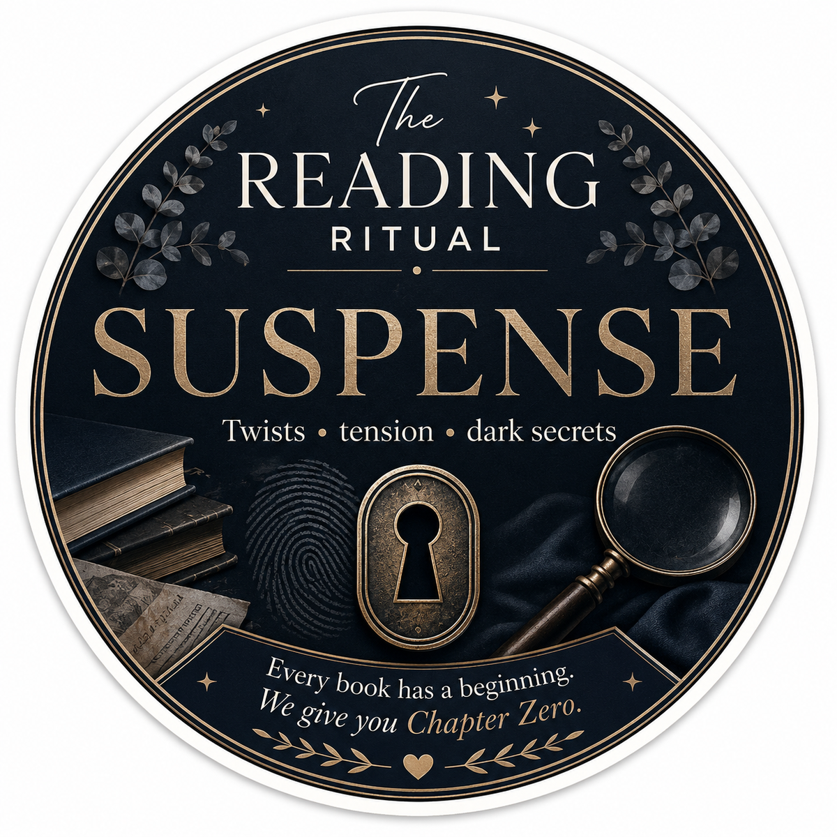 Suspense Signature personalised thriller mystery book box