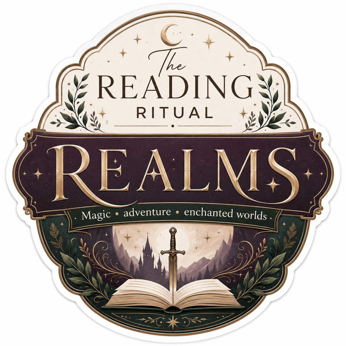 Realms fantasy mystery book box by The Reading Ritual